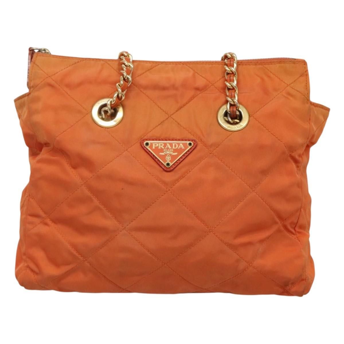 Prada Prada Chain Shoulder Bag Quilted Tessuto Size ONE SIZE - 19 Thumbnail