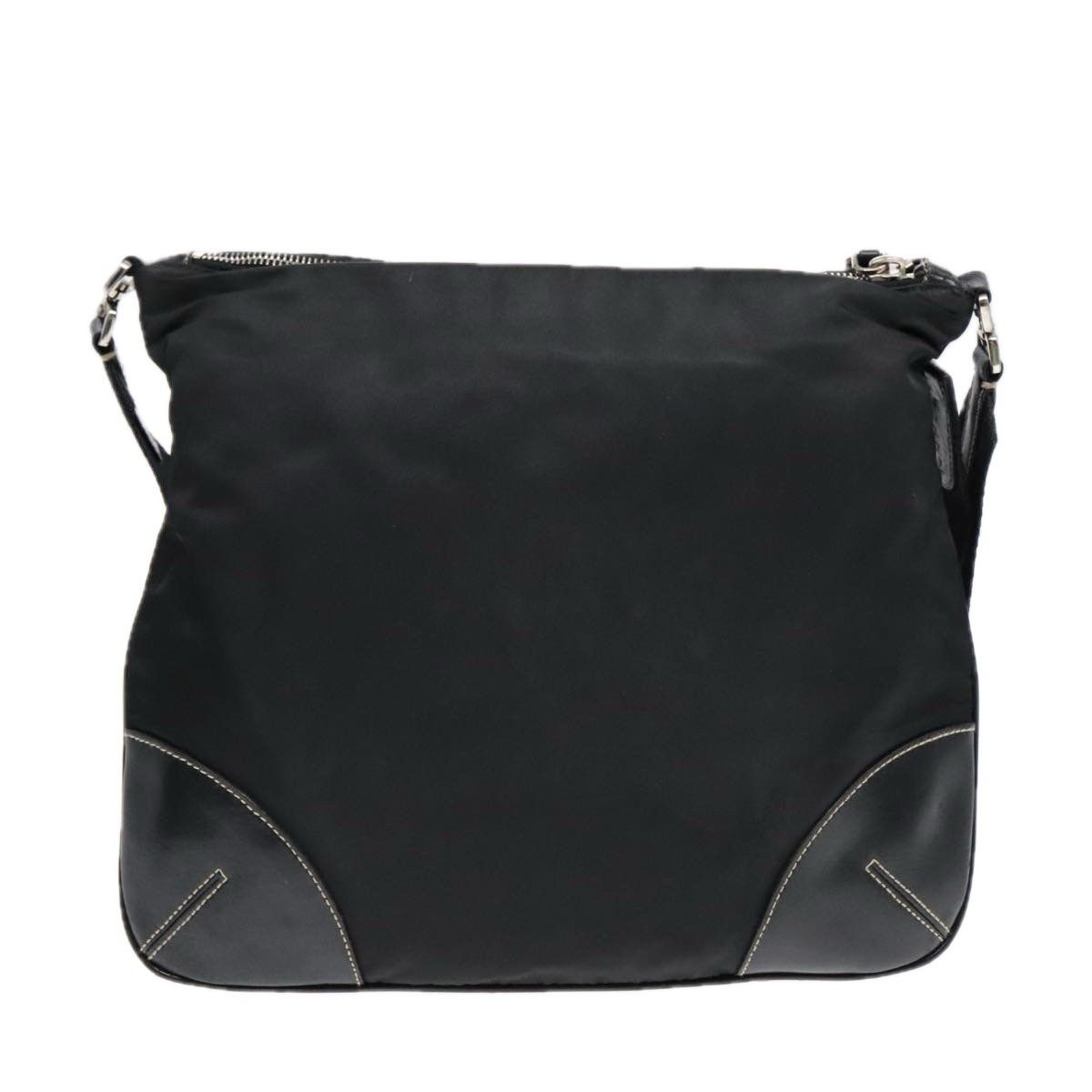 Prada Prada Zip Messenger Bag Tessuto with Leather Size ONE SIZE - 2 Thumbnail