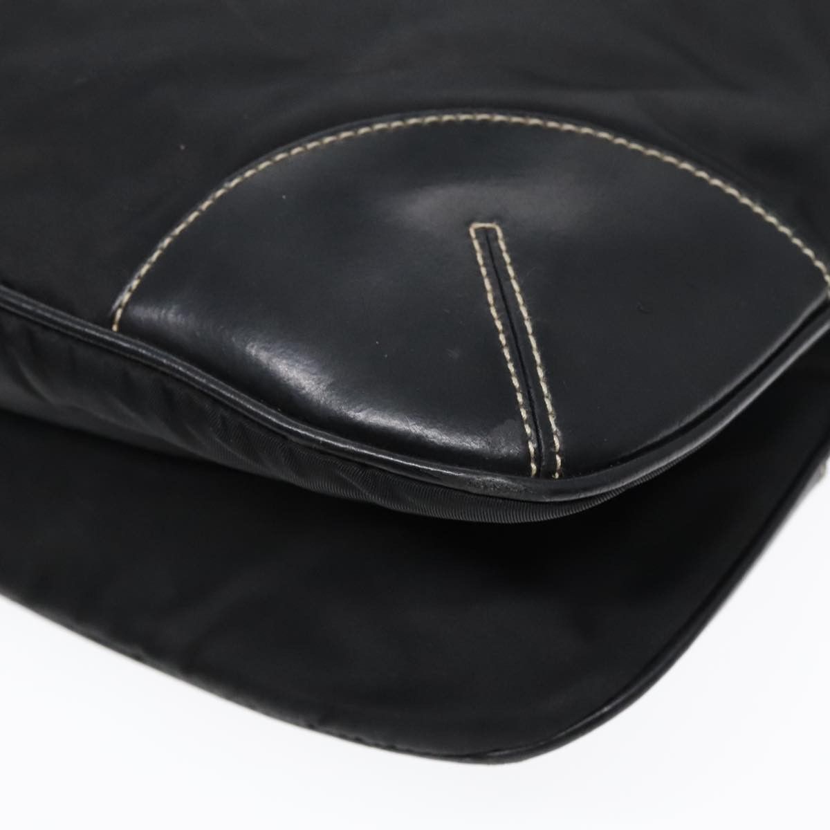Prada Prada Zip Messenger Bag Tessuto with Leather Size ONE SIZE - 11 Thumbnail