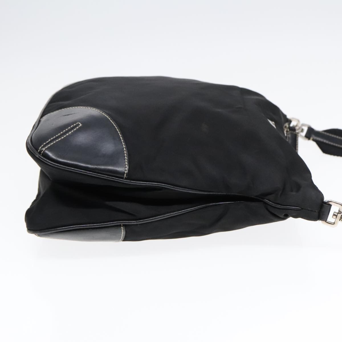 Prada Prada Zip Messenger Bag Tessuto with Leather Size ONE SIZE - 4 Thumbnail