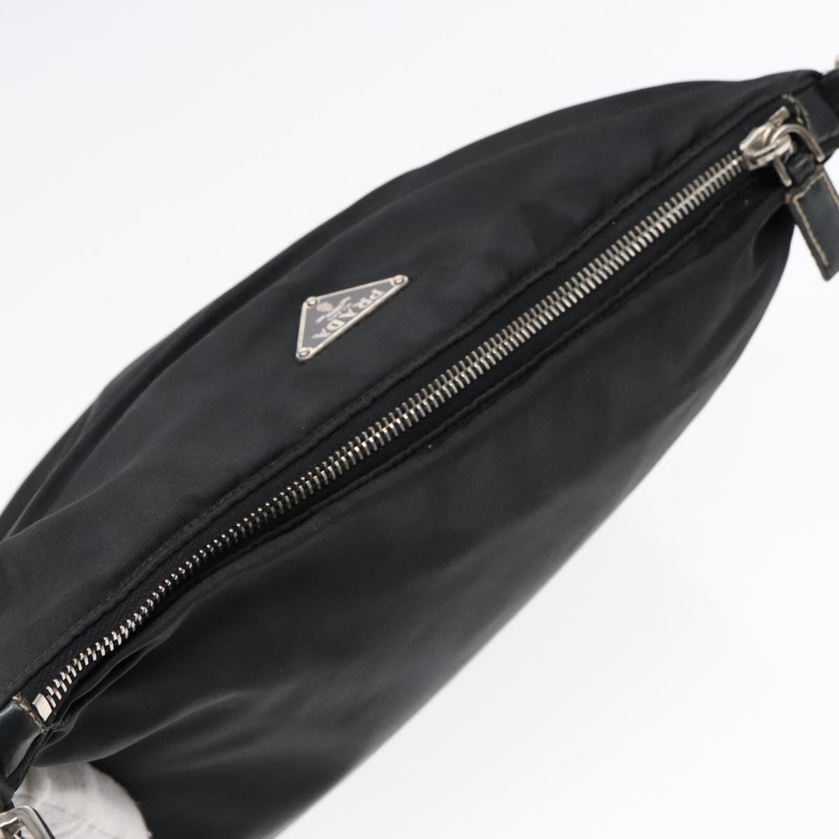 Prada Prada Zip Messenger Bag Tessuto with Leather Size ONE SIZE - 18 Thumbnail