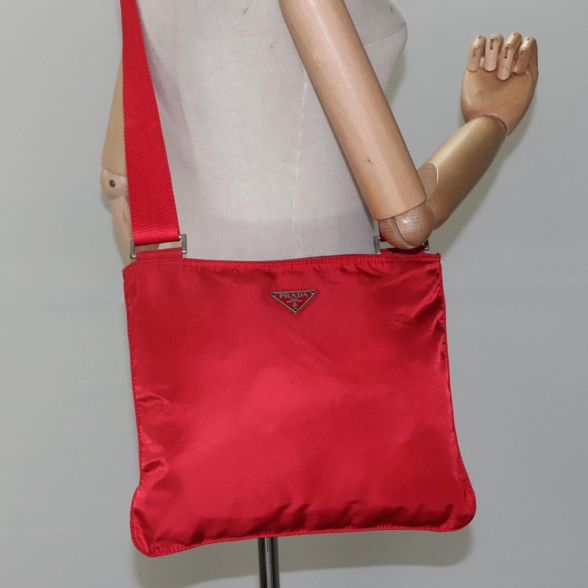 Prada Prada Flat Messenger Bag Tessuto Size ONE SIZE - 14 Thumbnail