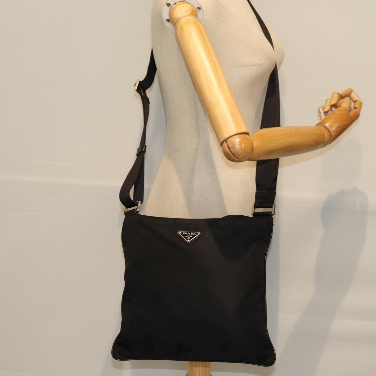 Prada Prada Flat Messenger Bag Tessuto Size ONE SIZE - 14 Thumbnail