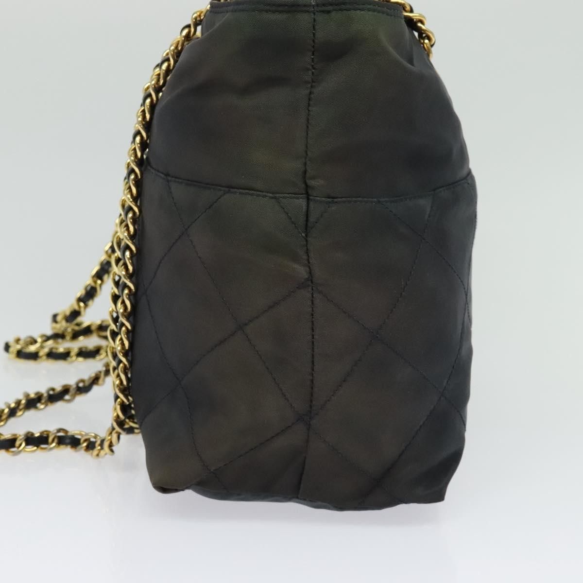 Prada Prada Chain Shoulder Bag Quilted Tessuto Size ONE SIZE - 4 Thumbnail