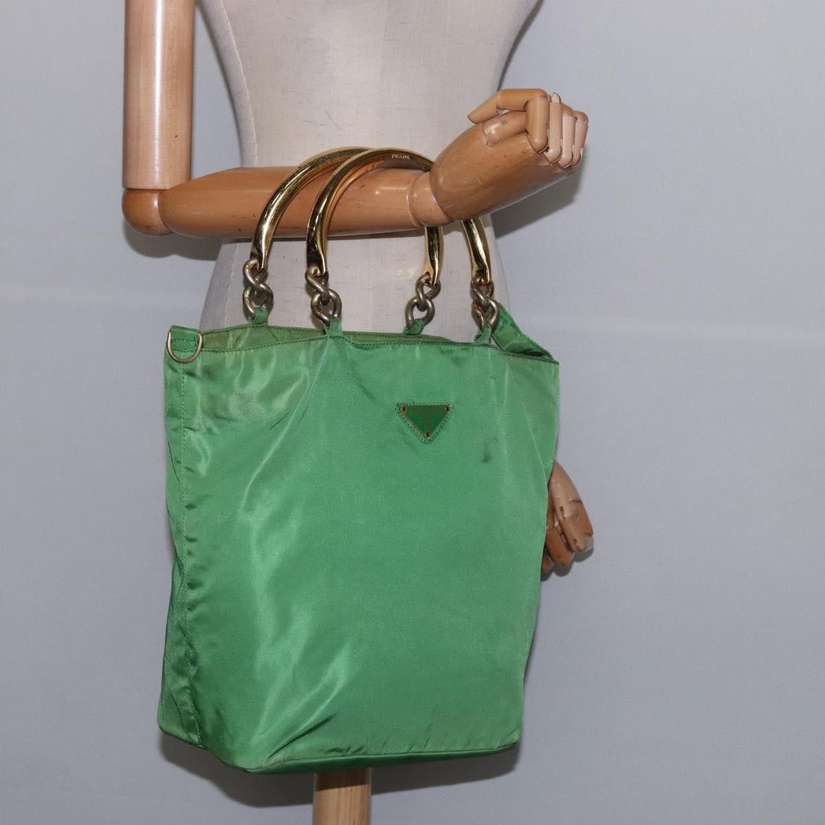 Prada Prada Metal Handles Tote Tessuto Size ONE SIZE - 15 Thumbnail