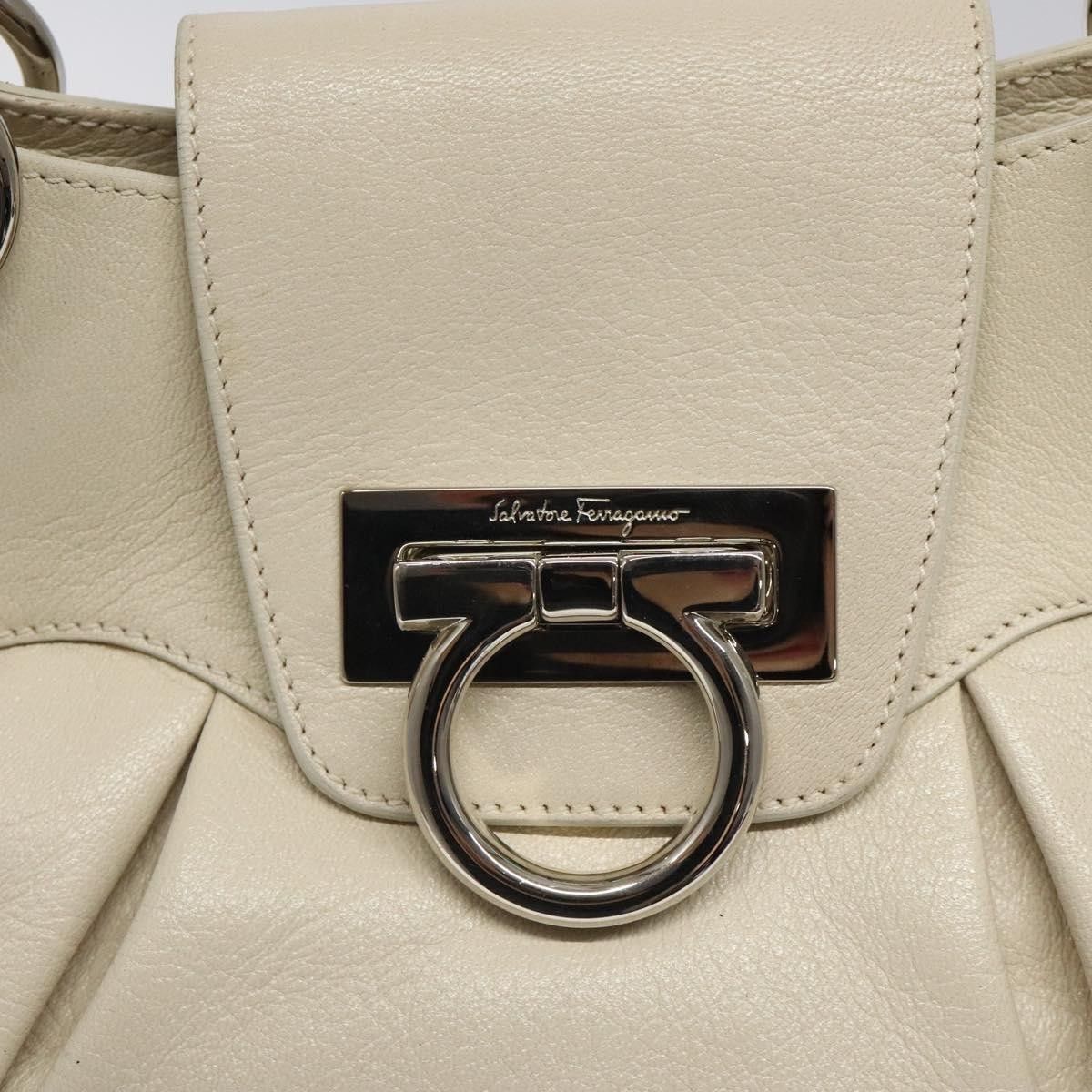 Salvatore Ferragamo Salvatore Ferragamo Gancini Shoulder Bag Leather Size ONE SIZE - 20 Thumbnail