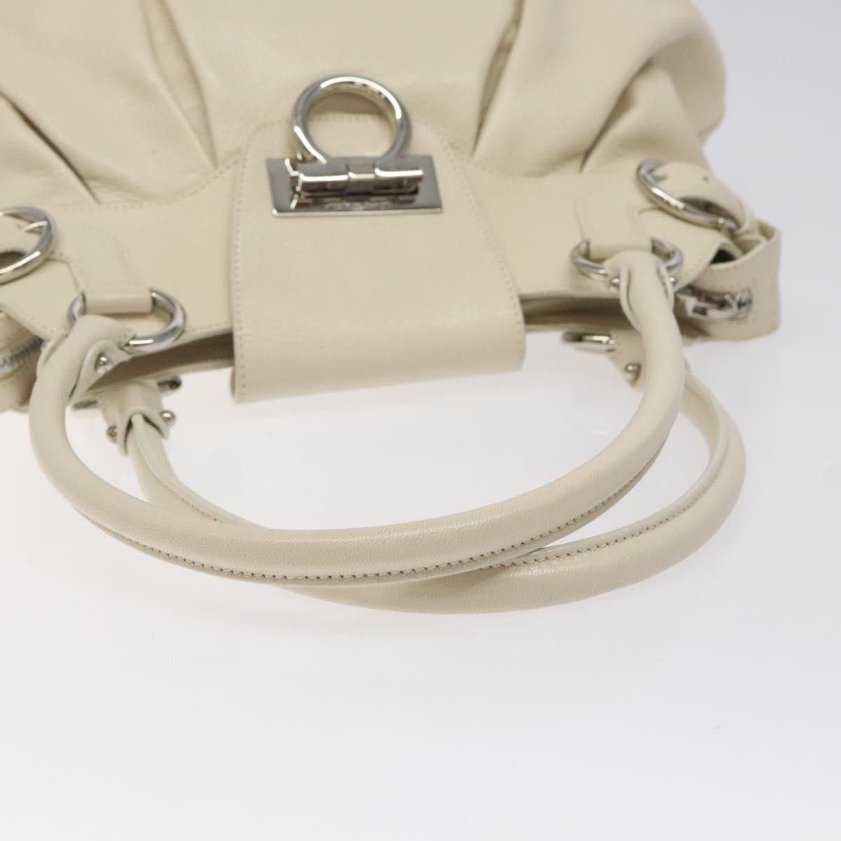 Salvatore Ferragamo Salvatore Ferragamo Gancini Shoulder Bag Leather Size ONE SIZE - 7 Thumbnail
