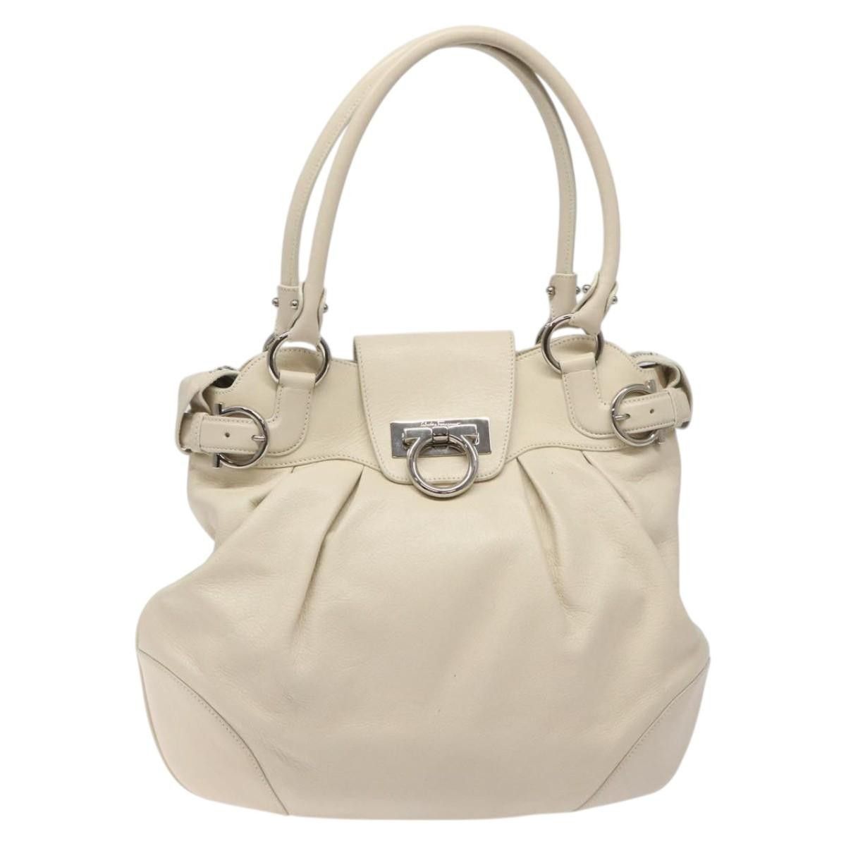 Salvatore Ferragamo Salvatore Ferragamo Gancini Shoulder Bag Leather Size ONE SIZE - 17 Thumbnail