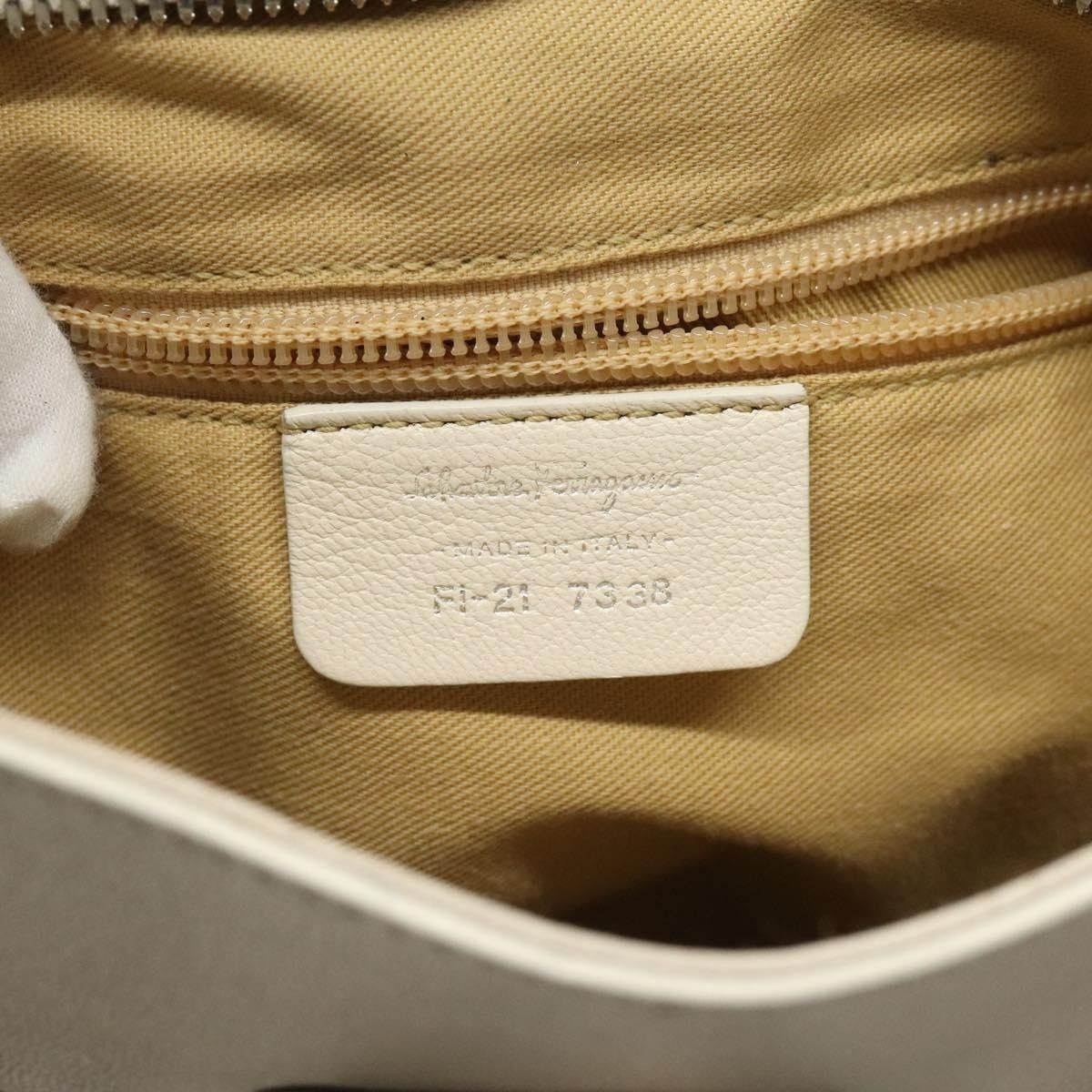 Salvatore Ferragamo Salvatore Ferragamo Gancini Shoulder Bag Leather Size ONE SIZE - 6 Thumbnail