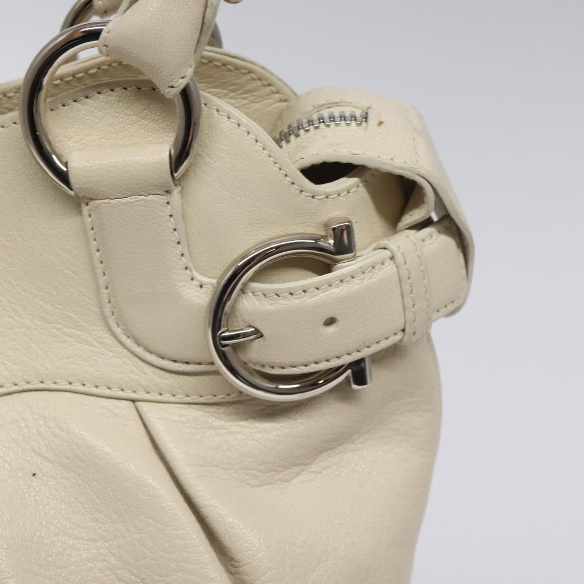 Salvatore Ferragamo Salvatore Ferragamo Gancini Shoulder Bag Leather Size ONE SIZE - 19 Thumbnail