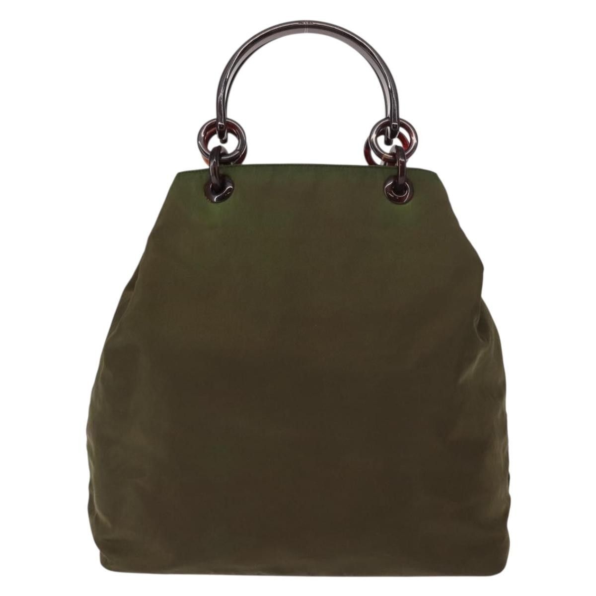 Prada Prada Resin Handle Tote Tessuto Size ONE SIZE - 2 Thumbnail