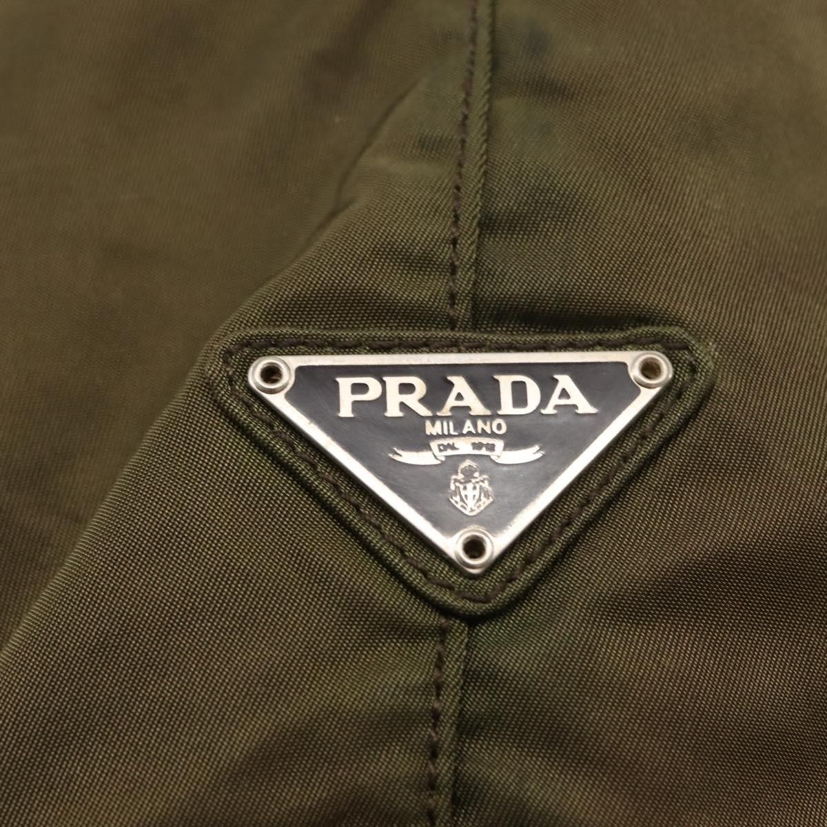 Prada Prada Resin Handle Tote Tessuto Size ONE SIZE - 17 Thumbnail