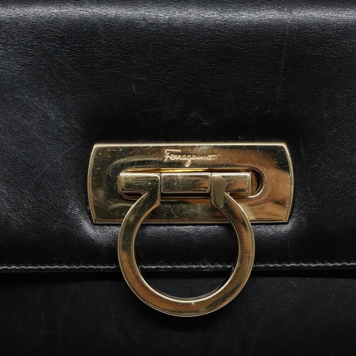 Salvatore Ferragamo Salvatore Ferragamo Gancini Convertible Top Handle Leather Size ONE SIZE - 12 Thumbnail