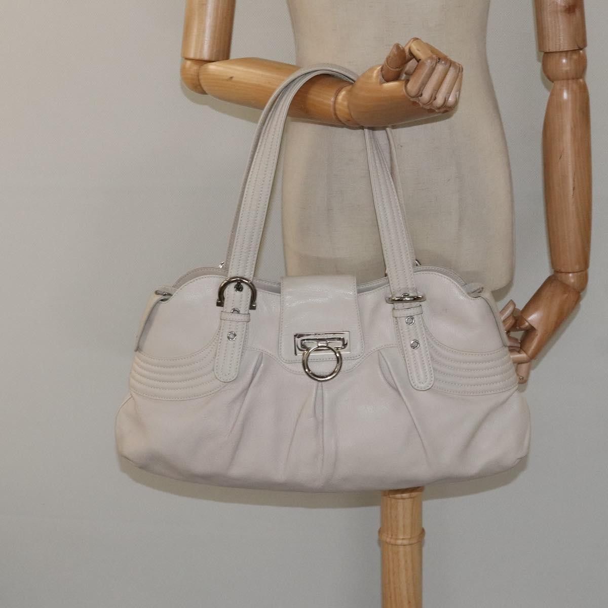 Salvatore Ferragamo Salvatore Ferragamo Gancini handbag Leather Size ONE SIZE - 13 Thumbnail