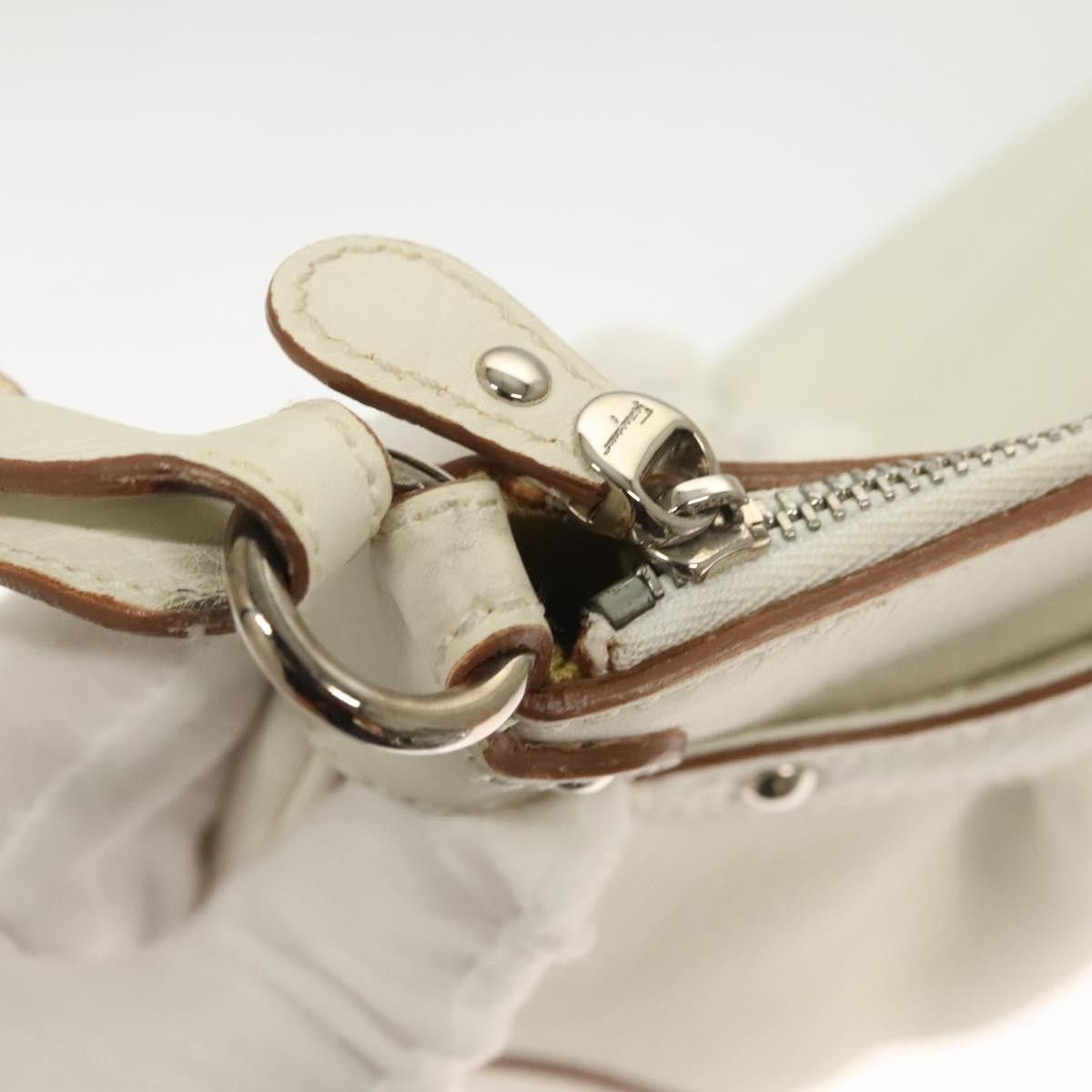 Salvatore Ferragamo Salvatore Ferragamo Gancini Shoulder Bag Leather Size ONE SIZE - 17 Thumbnail