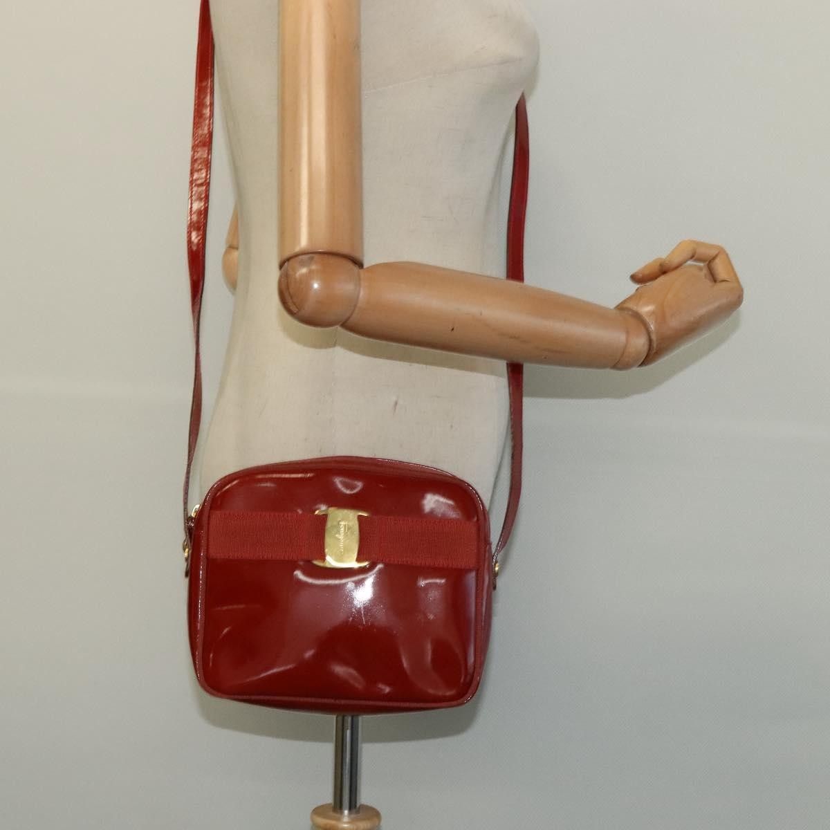 Salvatore Ferragamo Salvatore Ferragamo Vala Patent Leather Size ONE SIZE - 13 Thumbnail