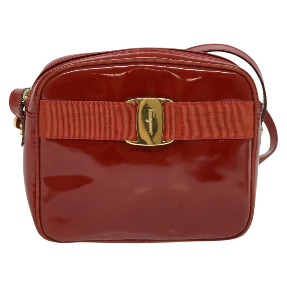 Salvatore Ferragamo Salvatore Ferragamo Vala Patent Leather Size ONE SIZE - 17 Thumbnail