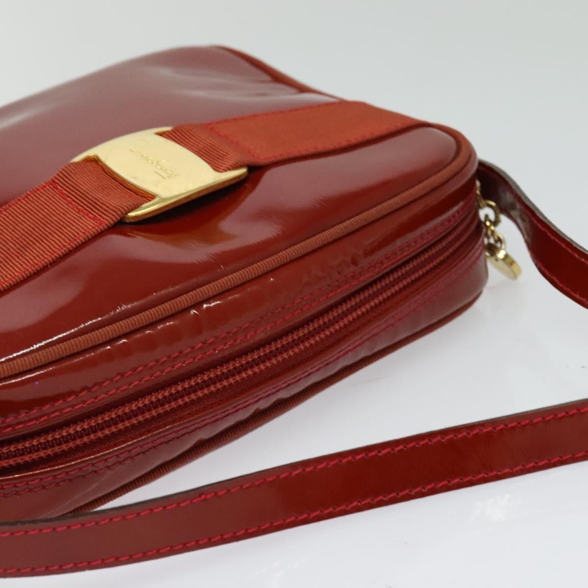 Salvatore Ferragamo Salvatore Ferragamo Vala Patent Leather Size ONE SIZE - 15 Thumbnail