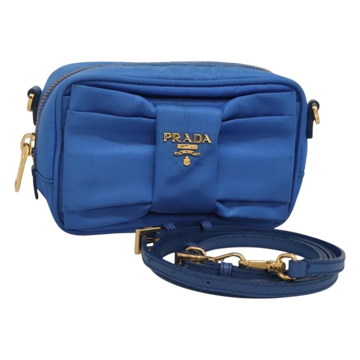 Prada Prada Bow Camera Crossbody Bag Tessuto Size ONE SIZE - 18 Thumbnail