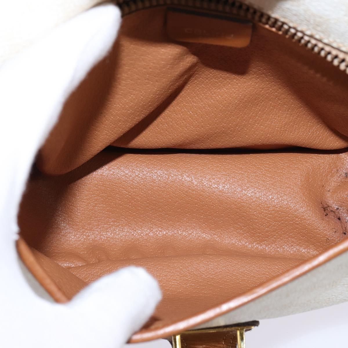 Celine Celine Vintage Macadam Shoulder Bag Canvas and Leather Size ONE SIZE - 5 Thumbnail