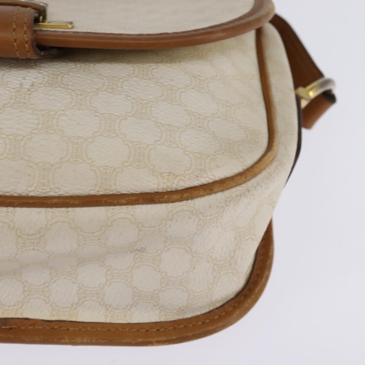 Celine Celine Vintage Macadam Shoulder Bag Canvas and Leather Size ONE SIZE - 12 Thumbnail