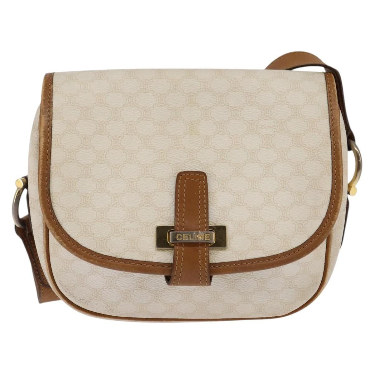 Celine Celine Vintage Macadam Shoulder Bag Canvas and Leather Size ONE SIZE - 18 Thumbnail