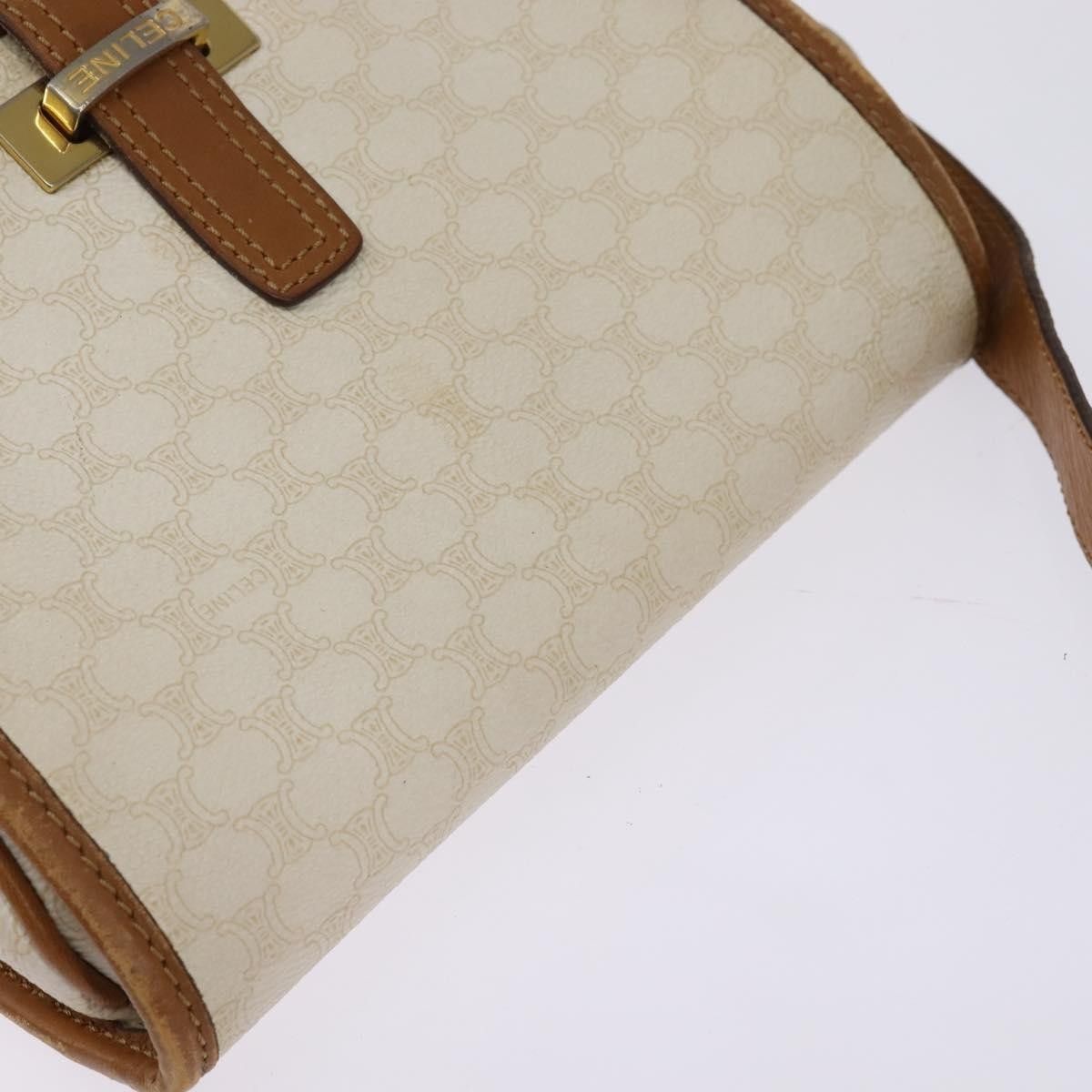 Celine Celine Vintage Macadam Shoulder Bag Canvas and Leather Size ONE SIZE - 16 Thumbnail