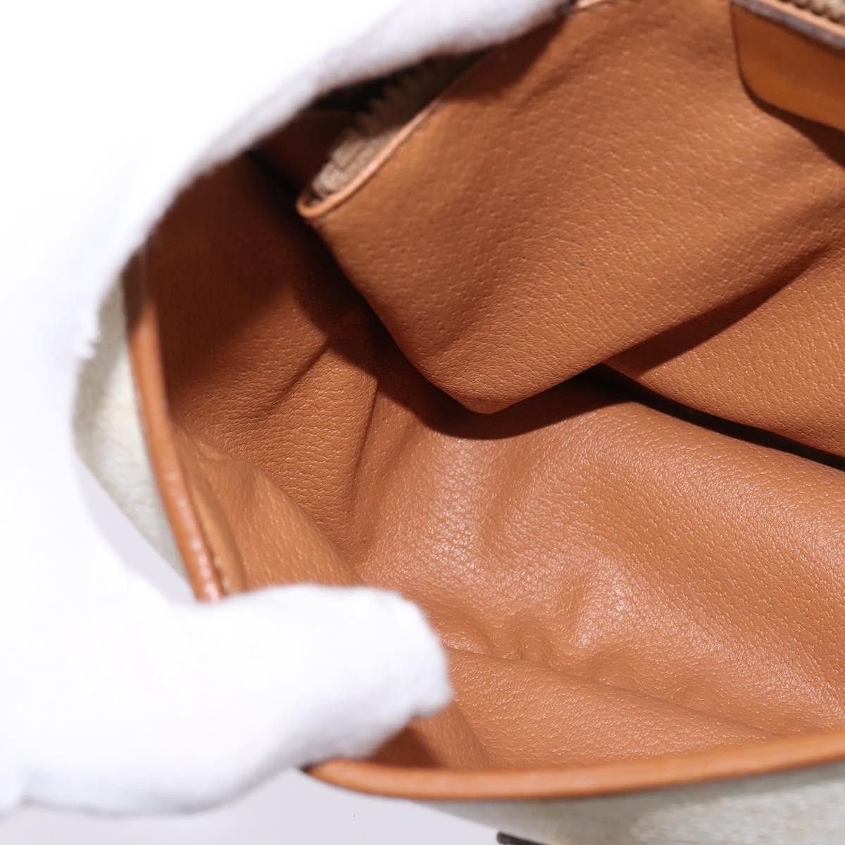 Celine Celine Vintage Macadam Shoulder Bag Canvas and Leather Size ONE SIZE - 21 Thumbnail