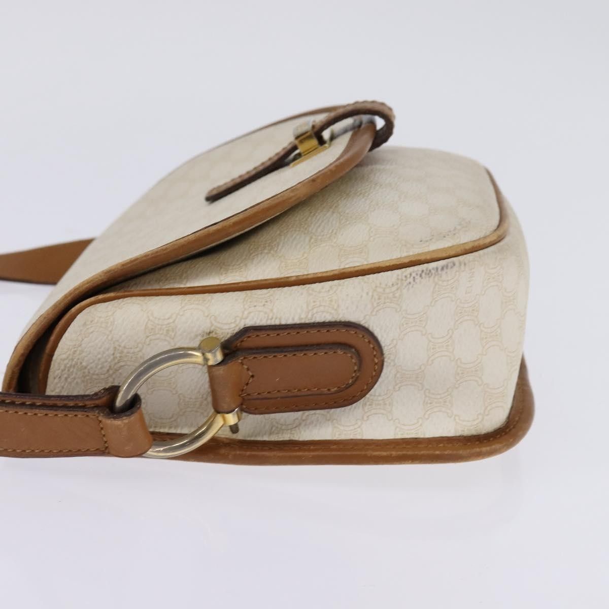 Celine Celine Vintage Macadam Shoulder Bag Canvas and Leather Size ONE SIZE - 3 Thumbnail