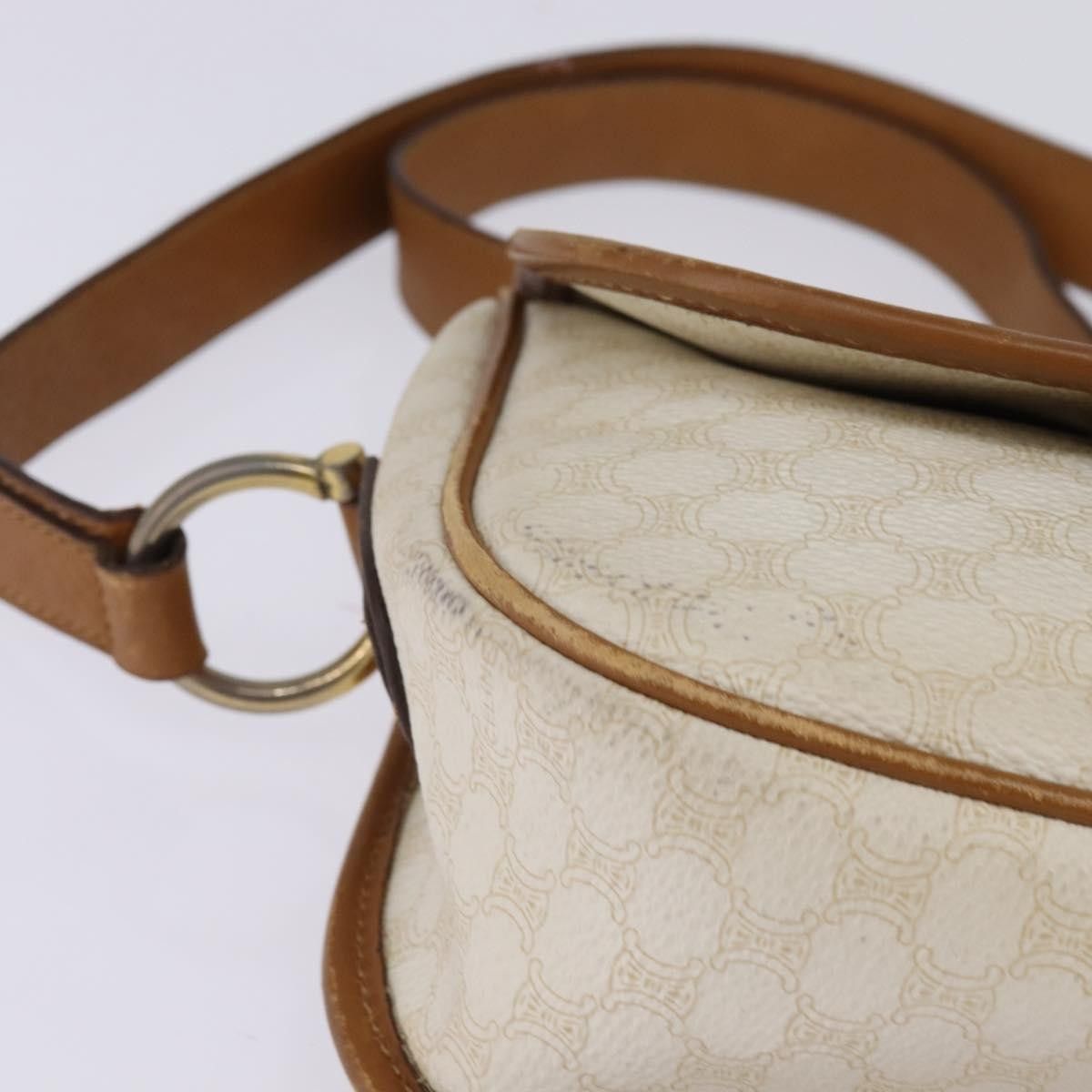 Celine Celine Vintage Macadam Shoulder Bag Canvas and Leather Size ONE SIZE - 9 Thumbnail