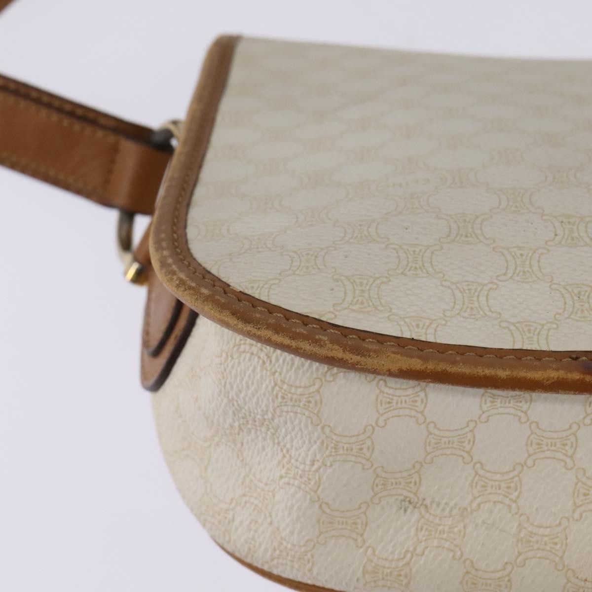Celine Celine Vintage Macadam Shoulder Bag Canvas and Leather Size ONE SIZE - 11 Thumbnail