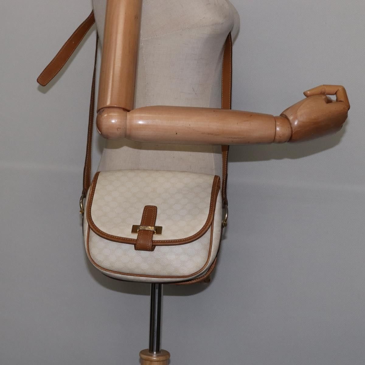 Celine Celine Vintage Macadam Shoulder Bag Canvas and Leather Size ONE SIZE - 14 Thumbnail