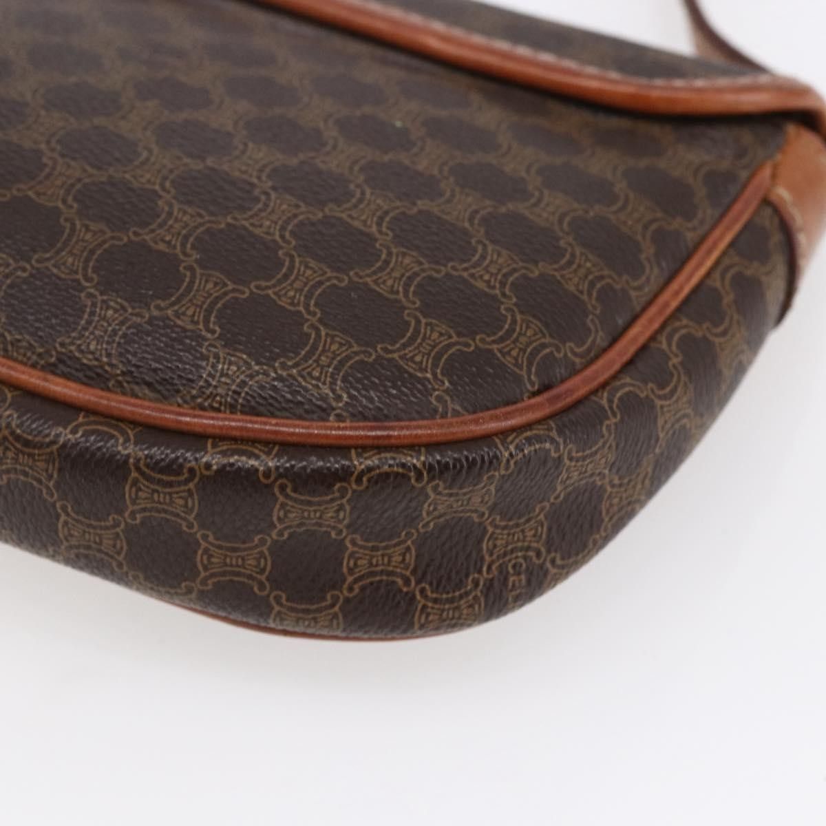 Celine Celine Vintage Macadam Shoulder Bag Canvas and Leather Size ONE SIZE - 11 Thumbnail