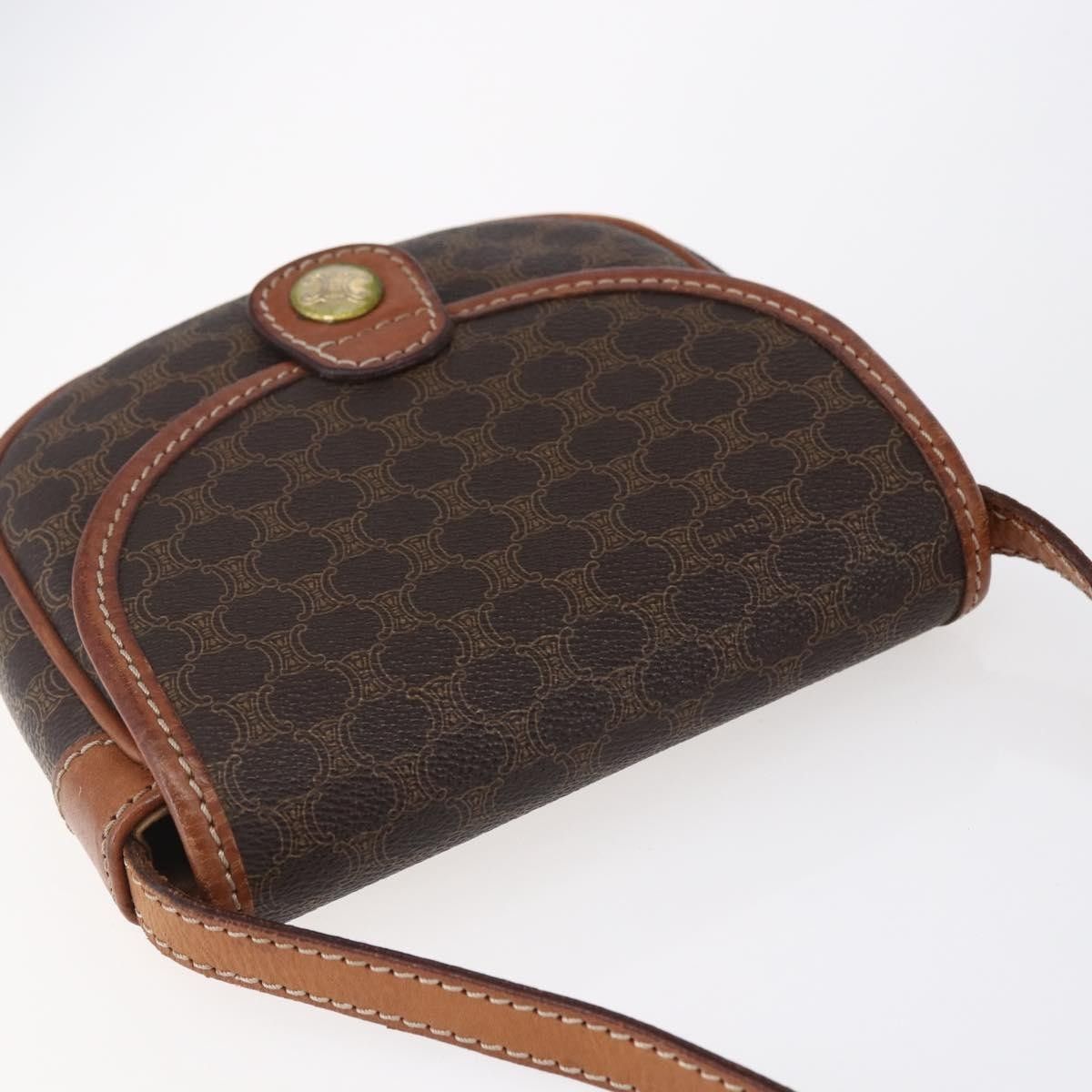 Celine Celine Vintage Macadam Shoulder Bag Canvas and Leather Size ONE SIZE - 15 Thumbnail