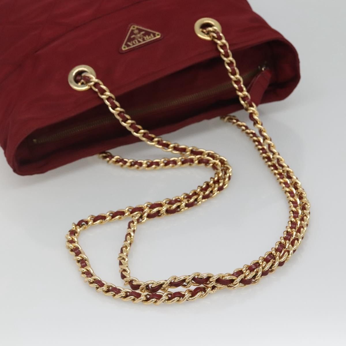 Prada Prada Chain Zip Tote Quilted Tessuto Size ONE SIZE - 8 Thumbnail