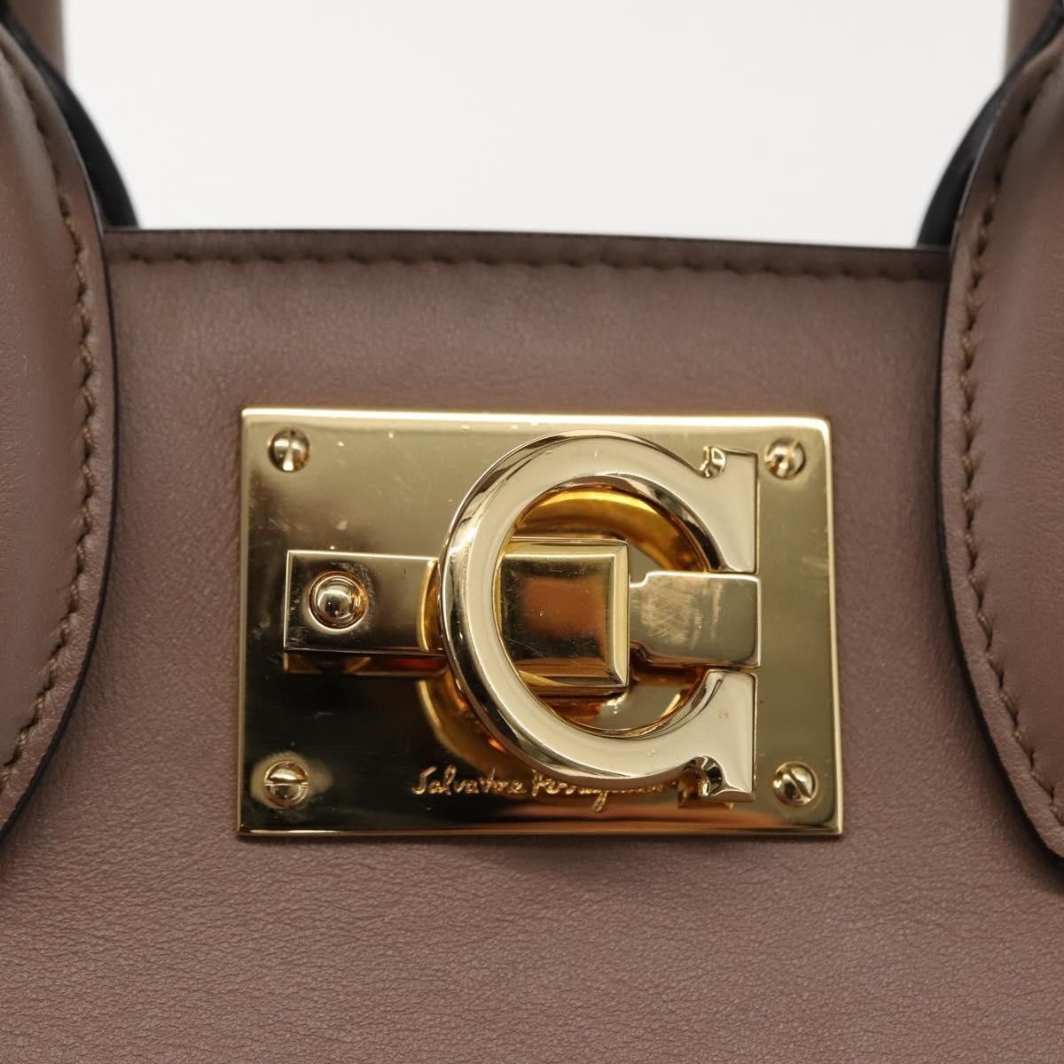 Salvatore Ferragamo Salvatore Ferragamo Studio Satchel Leather Size ONE SIZE - 13 Thumbnail