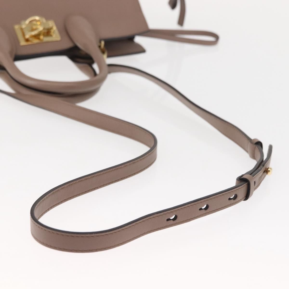 Salvatore Ferragamo Salvatore Ferragamo Studio Satchel Leather Size ONE SIZE - 14 Thumbnail