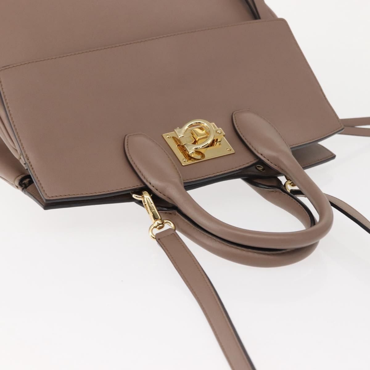 Salvatore Ferragamo Salvatore Ferragamo Studio Satchel Leather Size ONE SIZE - 8 Thumbnail