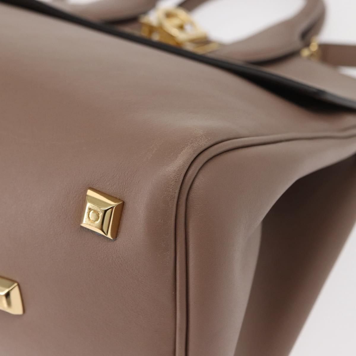 Salvatore Ferragamo Salvatore Ferragamo Studio Satchel Leather Size ONE SIZE - 10 Thumbnail