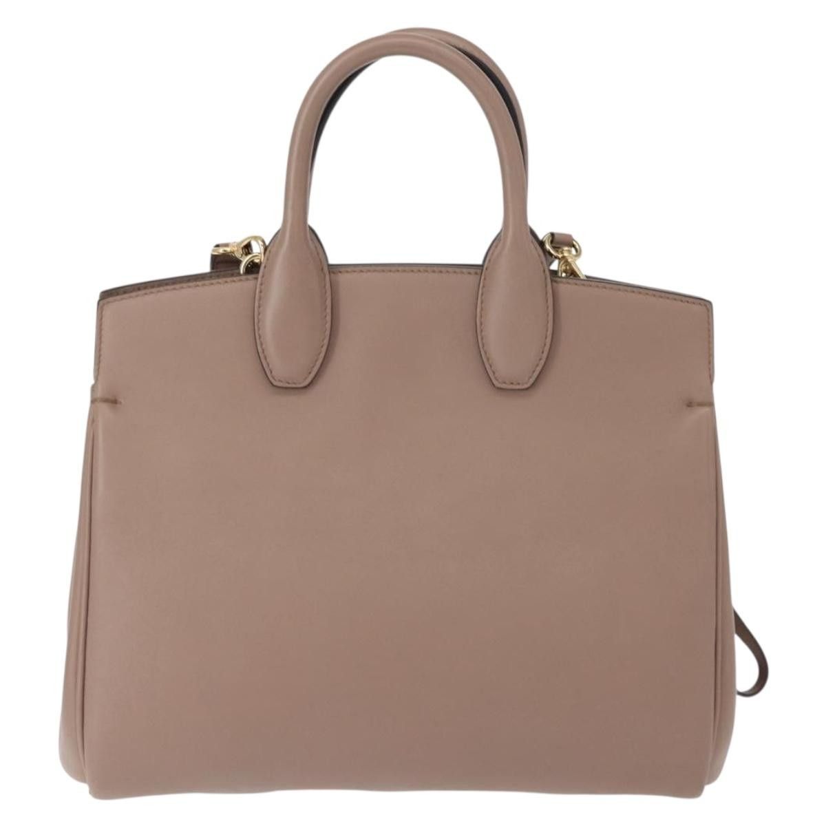 Salvatore Ferragamo Salvatore Ferragamo Studio Satchel Leather Size ONE SIZE - 2 Thumbnail
