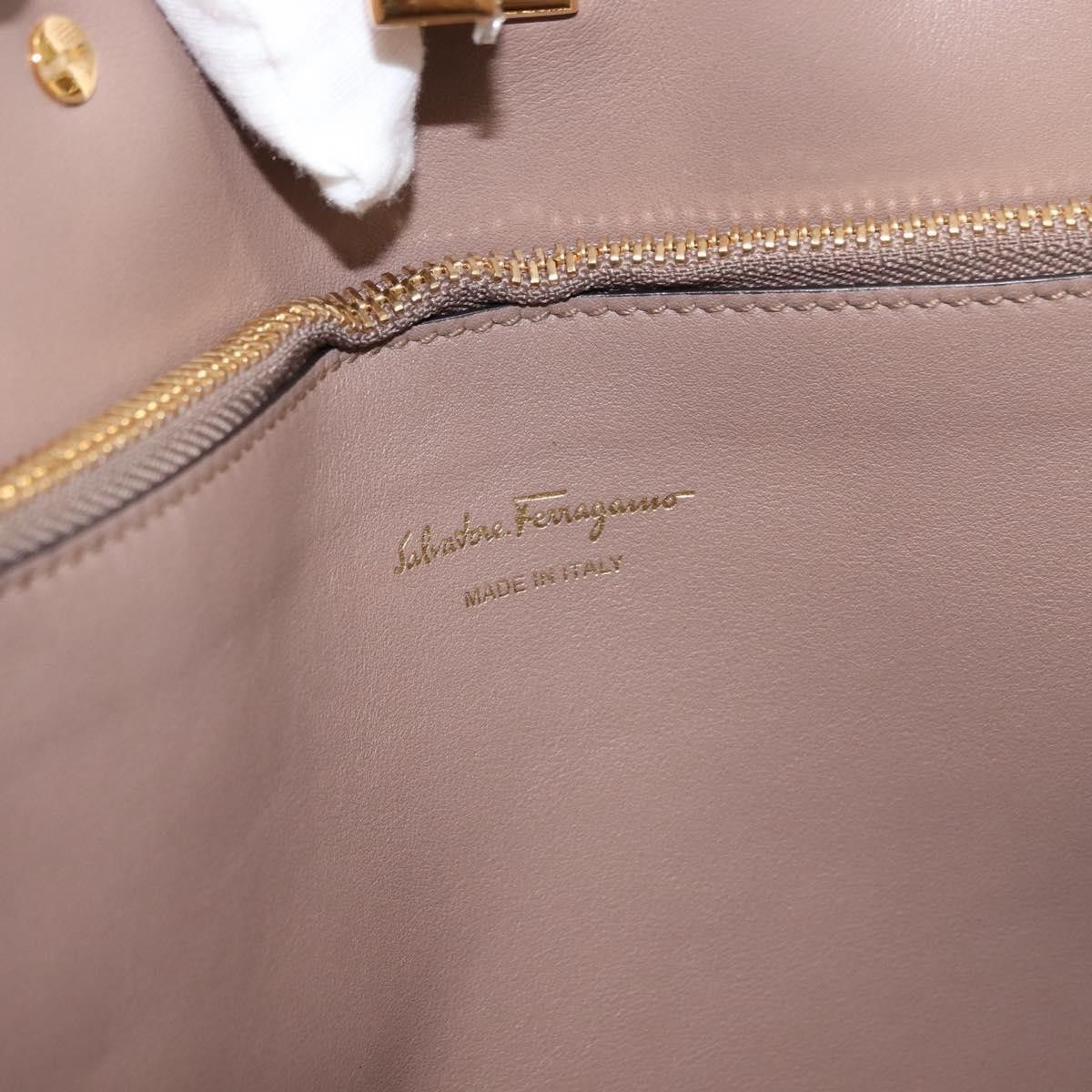Salvatore Ferragamo Salvatore Ferragamo Studio Satchel Leather Size ONE SIZE - 6 Thumbnail