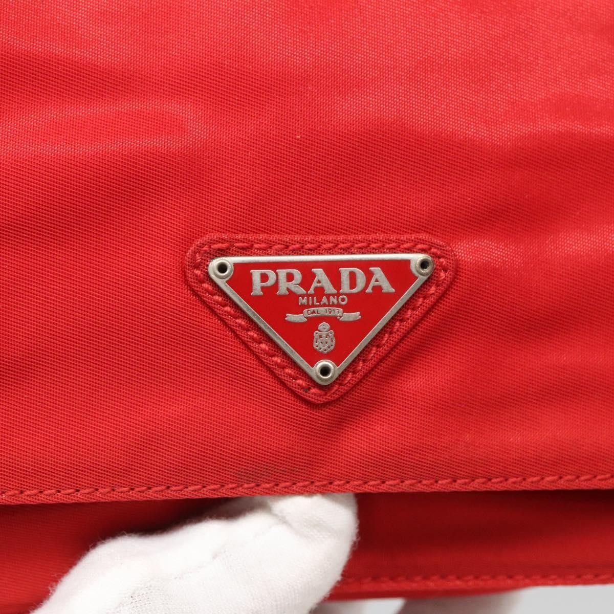 Prada Prada Logo Flap Shoulder Bag Tessuto Size ONE SIZE - 13 Thumbnail