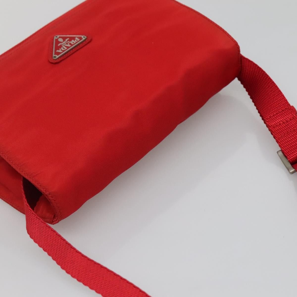 Prada Prada Logo Flap Shoulder Bag Tessuto Size ONE SIZE - 16 Thumbnail