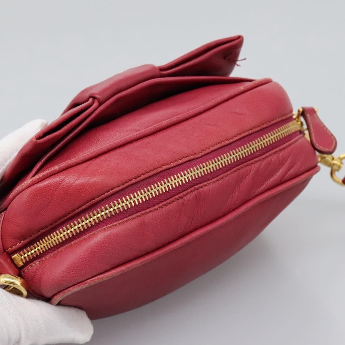 Prada Prada Bow Camera Crossbody Bag Nappa Leather Size ONE SIZE - 16 Thumbnail