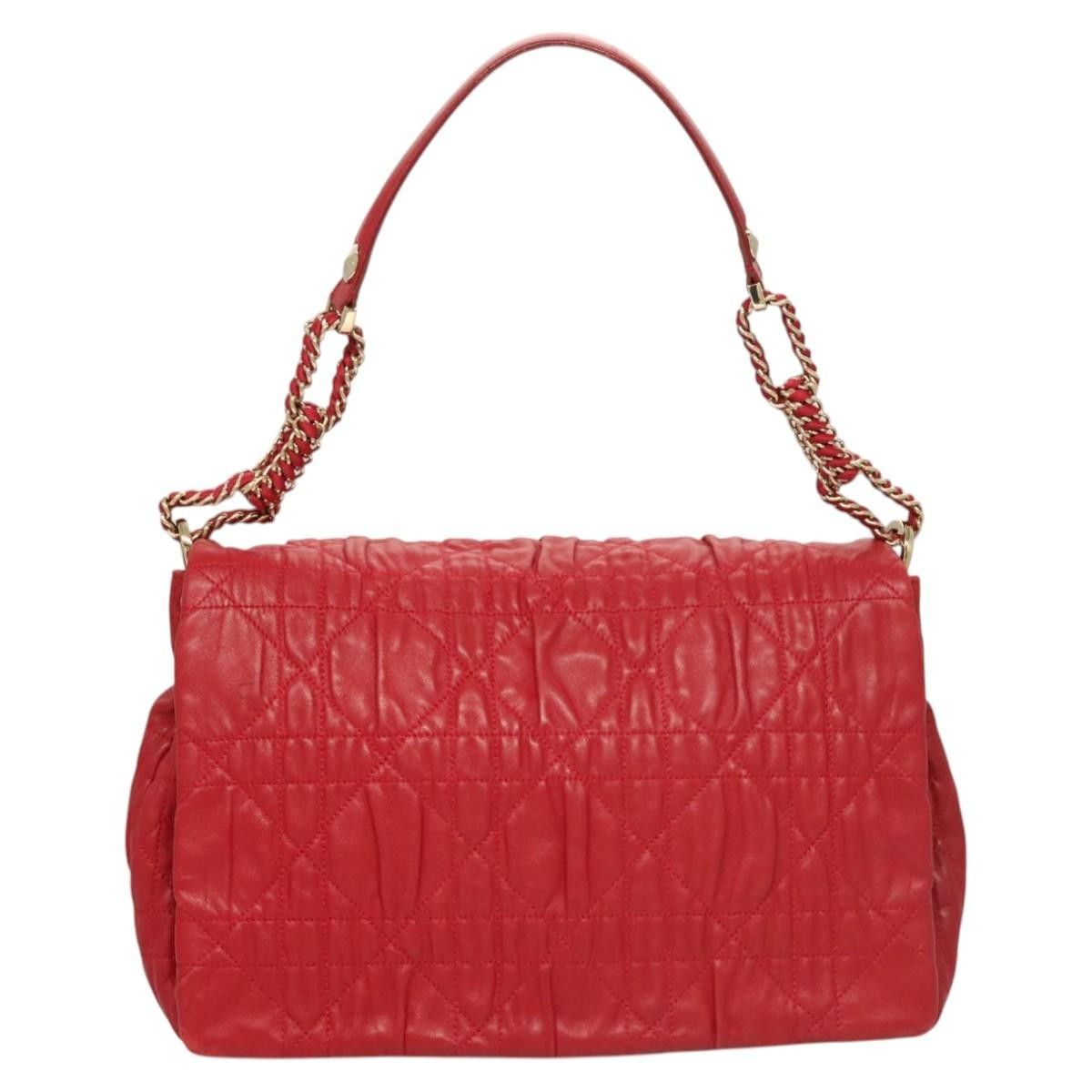 Dior Christian Dior Delidior Chain Shoulder Bag Cannage Quilt Leather Size ONE SIZE - 2 Thumbnail