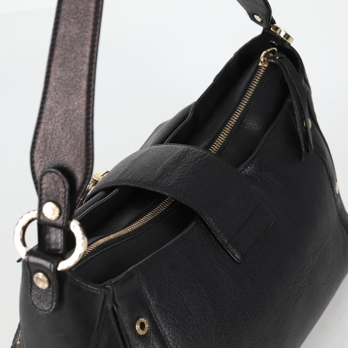 Bvlgari Bvlgari Chandra Top Handle Bag Leather Size ONE SIZE - 17 Thumbnail