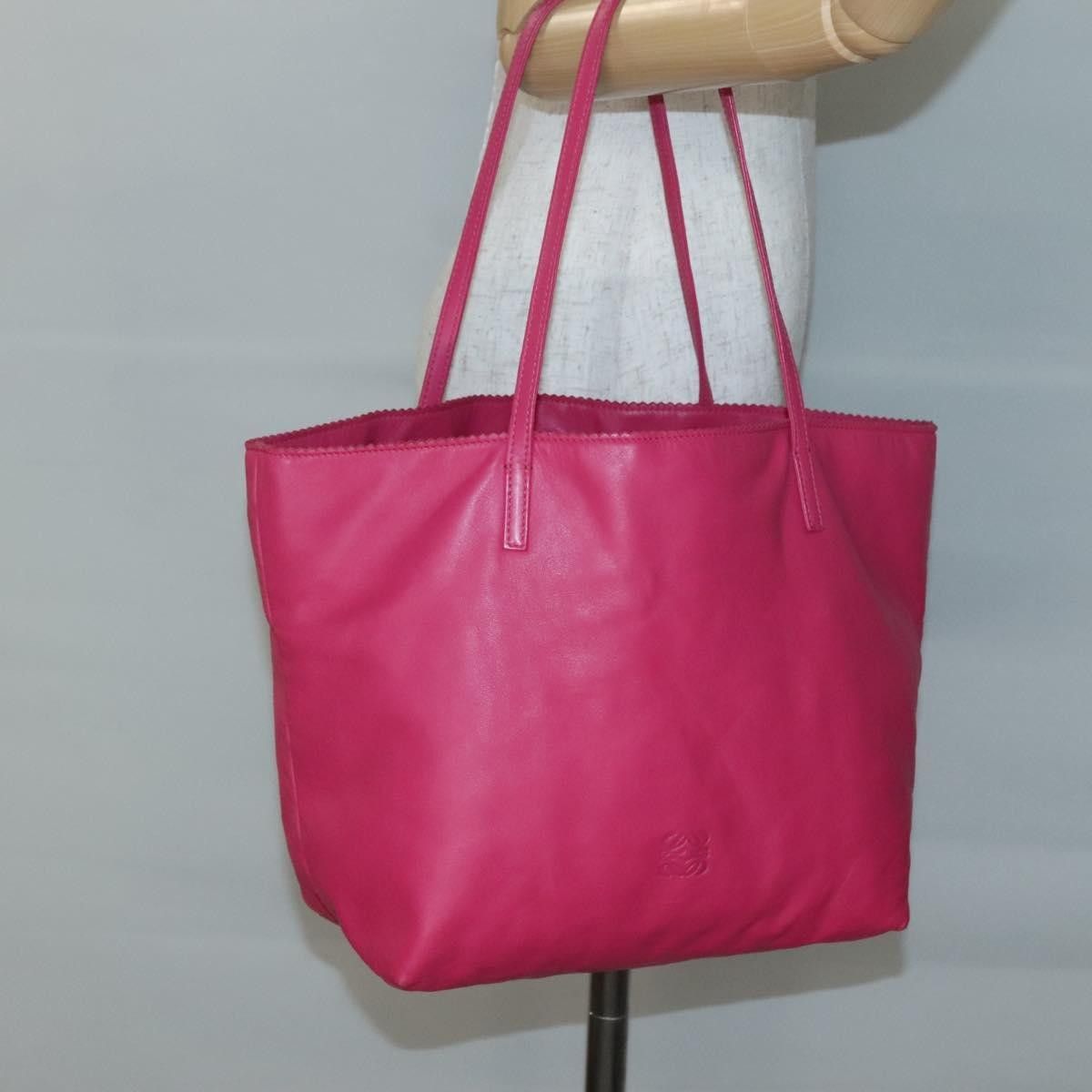 Loewe Loewe Anagram Tote Leather Size ONE SIZE - 14 Thumbnail