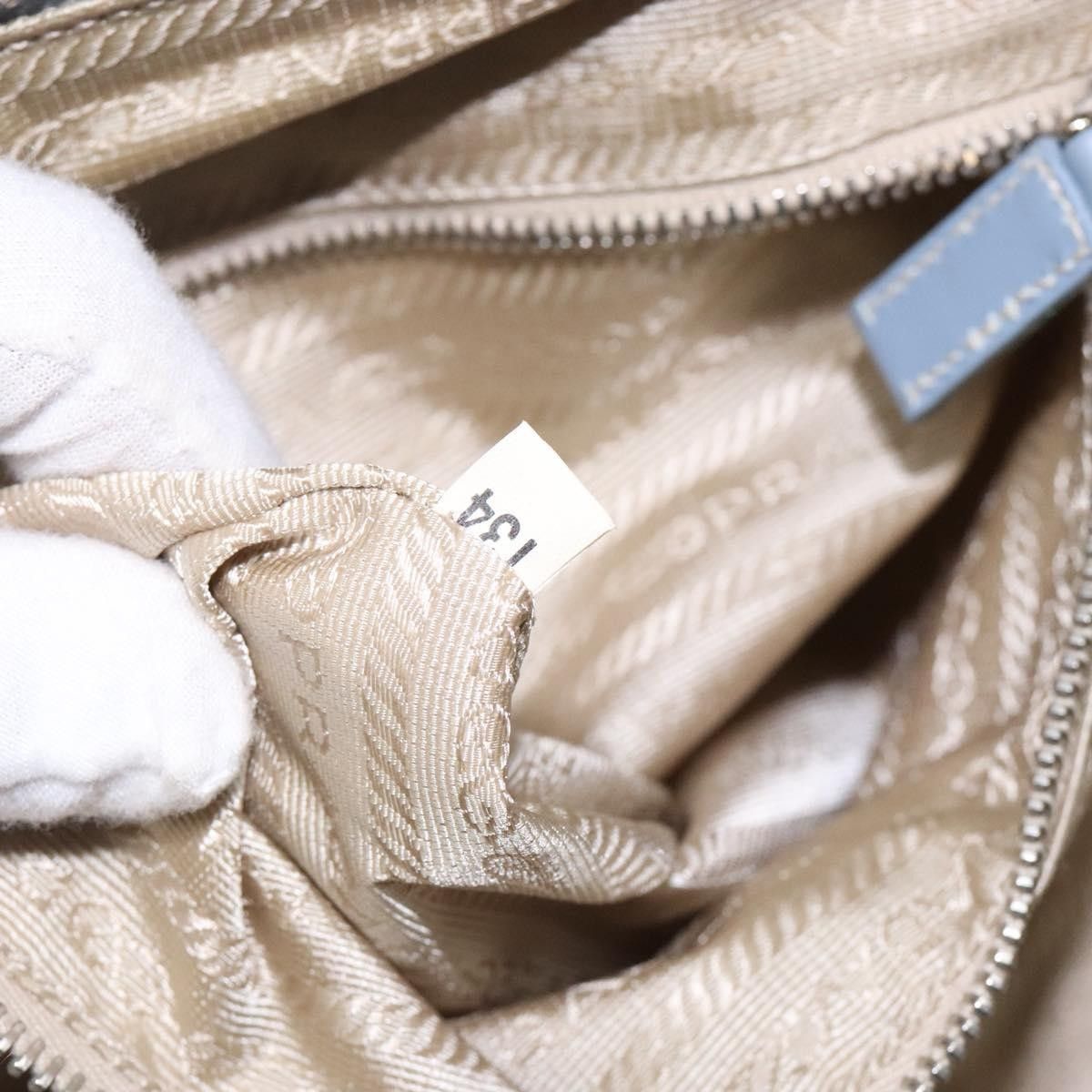 Prada Prada Weekend Duffle Bag Tessuto with Saffiano Leather Size ONE SIZE - 7 Thumbnail