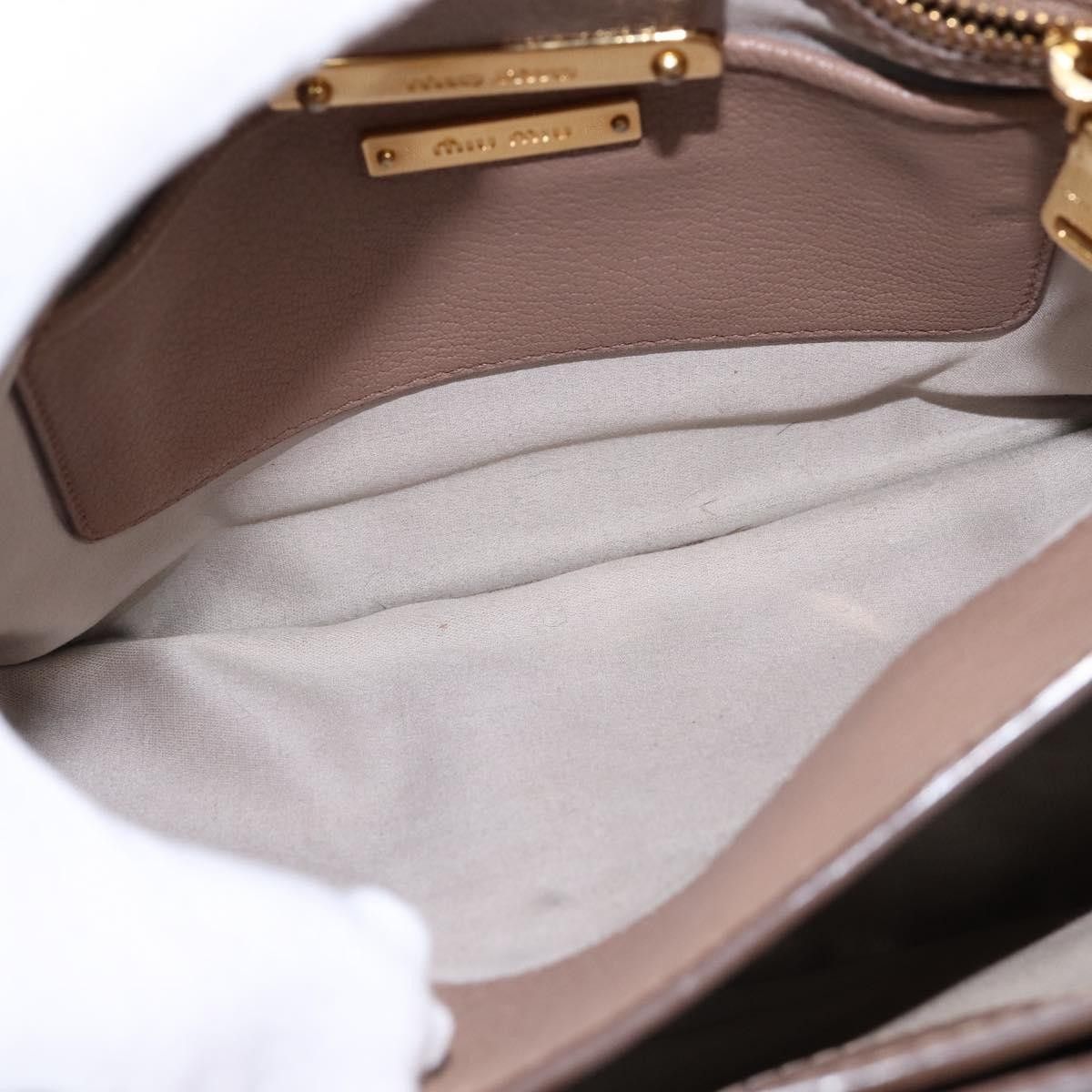 Miu Miu Miu Miu Madras Convertible Lock Tote Leather Size ONE SIZE - 22 Thumbnail