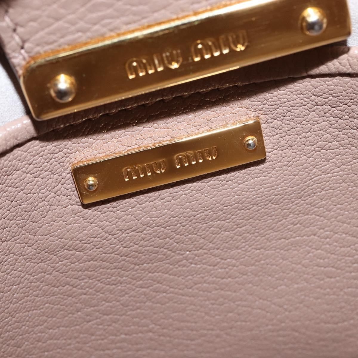 Miu Miu Miu Miu Madras Convertible Lock Tote Leather Size ONE SIZE - 13 Thumbnail